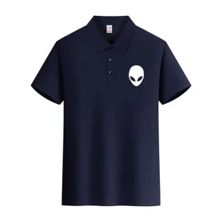 Şahsy sandyk nyşany Logo Erkekler Polo T köýnek moda Tötänleýin futbolka ýönekeýligi Boş Krewenk tomus dem alýan erkekler Kid Polo
