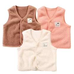 Winter, Kinderkleidung, Weste, Samt, Kinderweste, Junge, Mädchen, Plüsch, warme Jacken, Teddyweste, Kinderkleidung, Frühling