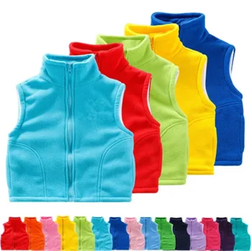 3 Sampai 10 Tahun Remaja Lebih Tahan Dr Rompi Tanpa Lengan Jaket Anak Rompi untuk Anak Laki-laki Perempuan Bulu Polar Bayi Anak Rompi Hangat Musim Dingin