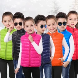 Ijakhethi Yabafana Engenamikhono Ivest Yamantombazane Enhle Ivest Yasebusika Phansi Ivest Waistcoat Izingane Izingubo Zasekwindla Izingane Zejazi Elifudumele I-Cotton Vest