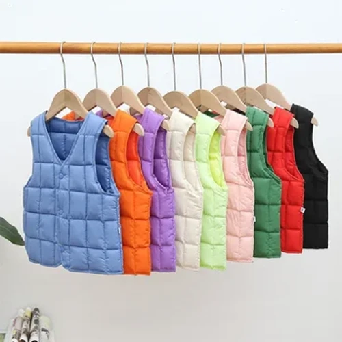 Veste pentru copii Veste calde Toamna Bebeluși Baieți Fete Veste Copii Jachetă din bumbac fără mâneci Jachete 1-8T