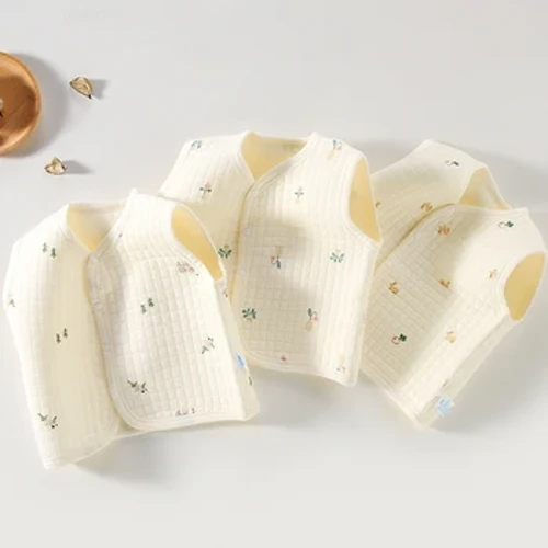 Neigebuerene Baby Koteng Vest Cartoon Kanéngchen Bär Léiw Giraff Puppelcher Kand Weste Moud léif Jongen Meedercher Kanner Puppelcher Waistcoat