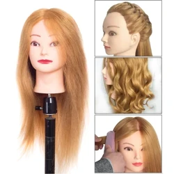 Đầu Manocanh Với 85% Tóc Thật Của Con Người Cho Búp Bê Kiểu Tóc Tạo Kiểu Chuyên Nghiệp Làm Tóc Cắt Tóc Đào Tạo Đầu 60Cm