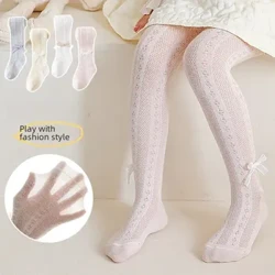 Flickor Sommar Tunn Mesh Anti-mygg Strumpbyxor Bomullsstickad Princess Strumpor Andas Slim Fit Spädbarn Småbarn