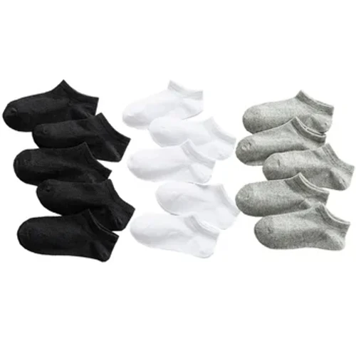 5 Péirí Stocaí Babaí Buachaillí Cailíní Stocaí Dubha Bán Liath Cadás Bog Leanaí Nuabheirthe Loose Sock Compordach Páistí Éadaí Spóirt Scoile