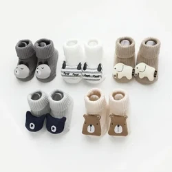 Tất Cho Bé Cotton Chống Trơn Trượt Hoạt Hình Dễ Thương Tập Đi Sơ Sinh Bé Gái Bé Trai Trẻ Sơ Sinh Tất Trẻ Em
