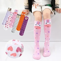 Kaos Kaki Anak Perempuan 3-12 Tahun Kaos Kaki Katun Lutut Setinggi Lutut Anak-anak Kaos Kaki Lutut Panjang Anak-anak Tari Gadis Todder Bayi
