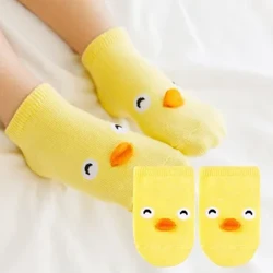 Lawadka Cotton Tập Đi Cho Bé Trai Bé Gái Tất Chống Trượt Hình Động Vật Hoạt Hình 3D Thiết Kế Thường Ngày Trẻ Em Tất Sàn Cho Bé Gái Bé Trai 0-3 Tuổi