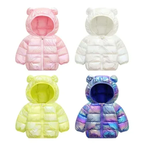 2-7T Bebas Cuci Berkerudung Katun-berlapis Jaket Musim Gugur Musim Dingin Anak-anak Katun Jaket Gadis Laki-laki Manis Mantel Hangat Balita Bayi Pakaian Luar