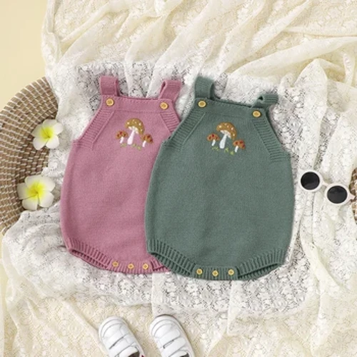 Baby Jongen Meedercher Bodysuits Fréijoer Hierscht Ärmlos Oberbekleedung Neigebuerene Puppelcher Unisex Kierper 0-18m Puppelcher Jumpsuits Kleeder One Pieces
