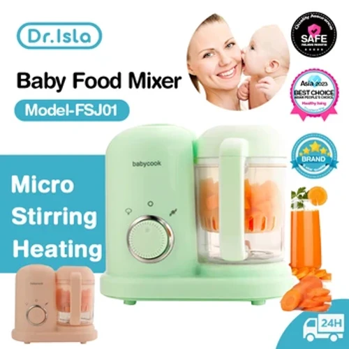 Dr.isla Máy Làm Thức Ăn Cho Bé Máy Làm Thức Ăn Bổ Sung Máy Chế Biến Thức Ăn Cho Bé Máy Xay Thực Phẩm Trẻ Em Hấp Khuấy Ấm Nấu Máy