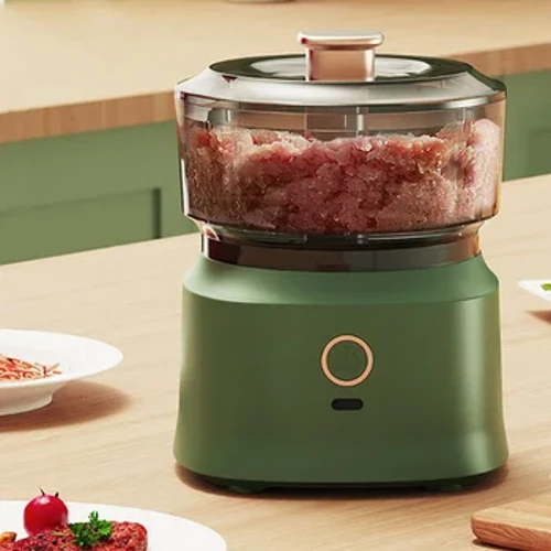 Multifunction Electric Garlic Beater Ground Meat 350Ml Wirelessly Blender Grinder Me ka meaʻai hui hiki ke hana i nā pēpē meaʻai.