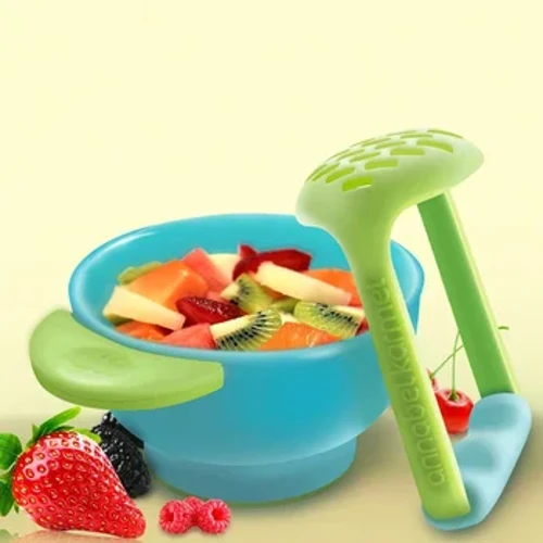 BPA Free Baby Food Mills Grinding Bowl Mga Sanggol Manu-manong Paggiling ng Pagkain Gumawa ng Mga Tool para sa mga Bata Handmade Food Processor Feeding Bowl
