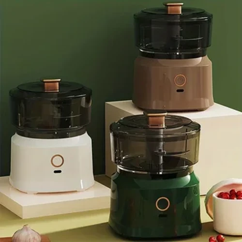 Chopper Bia Usb Muirearú Bia Oinniún Choppers Slicer Torthaí Cistine Gadgets Inaistrithe Usb Inmhuirearaithe Grinder Bia Baile
