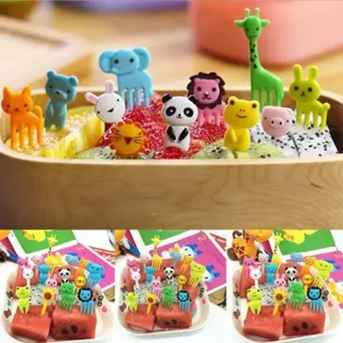 10 Cái/bộ Trái Cây Nĩa Trẻ Em Dễ Thương Nĩa Dao Kéo Cho Bé Ăn Bộ Đồ Ăn Tập Đi Bộ Đồ Ăn Di Động Dụng Cụ Cho Trẻ Sơ Sinh Bộ Đồ Ăn