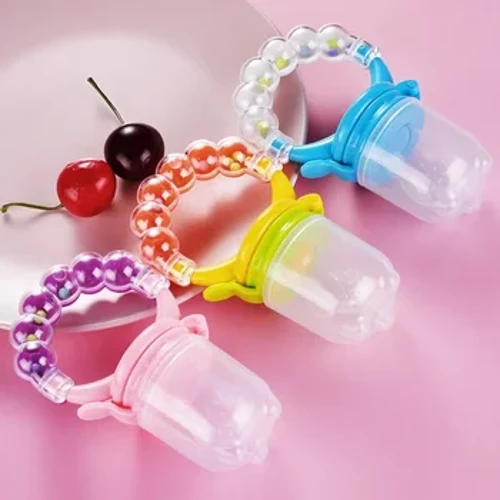 Bé ăn bổ sung đồ tạo tác bé ăn trái cây mọc răng trẻ em mọc răng dính đồ chơi trái cây và rau củ cắn không độc hại natura