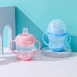 Trẻ Em Bình Nước Trẻ Em Chống Rò Rỉ Chai Nước Ngoài Trời Di Động Trẻ Em Ly Trẻ Sơ Sinh Tập Ly Có Tay Cầm