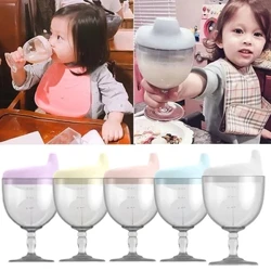 Cwpan Bwydo Babanod Newydd-anedig Drinkware Dysgu Poteli Llestri Bwrdd Silicôn Potel Ddŵr Babanod Affeithwyr Goblet