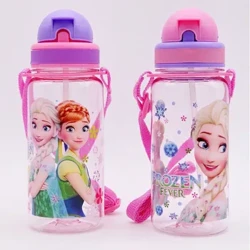 Disney Miki Hiir multifilmitopsid õlgedega lastele lumivalged autod külmutatud Spordipudelid tüdrukud Printsess Sophia Söötmistopsid