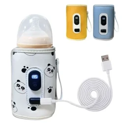 Usb garrafa de leite do bebê saco térmico universal display digital aquecedor de garrafa de enfermagem portátil bebê leite calor keeper para viajar