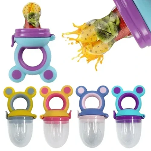 I-Baby Feeder Silicone Ukudla Okusha I-Nibbler Izingane Zomfana Intombazane Ibhele Indlebe Isithelo Idla Impahla Yengane Ephephile Ihlinzeka Ngezingono Amabhodlela Amanzi