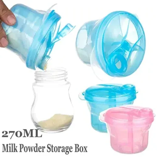 3 Grid Portabel Susu Bubuk Formula Dispenser Wadah Makanan Bayi Bayi Kotak Penyimpanan untuk Perawatan Anak Balita Botol Perjalanan