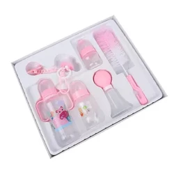 Neigebuerenen fidderen Fläsch Set New Cadeau Këscht Pp Standard Mond fidderen Fläsch Accessoiren Factory Direct Fourniture