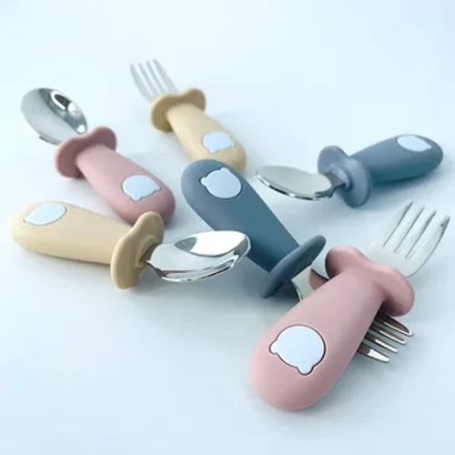 Hoạt Hình Cho Bé Bộ Đồ Ăn Trẻ Em Dụng Cụ Inox Cho Bé Chén Ăn Dao Kéo Hoạt Hình Trẻ Sơ Sinh Thực Phẩm Thìa Ăn Nĩa