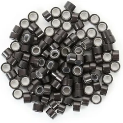 500ks 5 mm*3 mm*3 mm Silikónový micro link rúrkový krúžok pre predlžovanie vlasov v parochni Lined Line Guads Salon Tools 5 farby