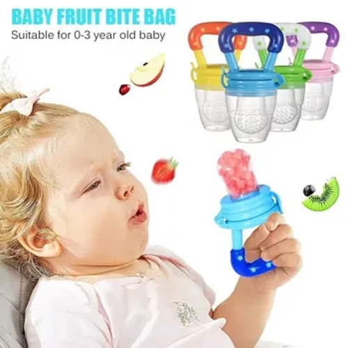Puting Silikon Bayi/Perkakas Makan Sayuran dan Buah/Bit Happy Coke Feeding Aid/Bayi Helper untuk Mangan Puree Buah