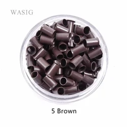 3,4mm 1000tk Long Euro Lock Flaring Flaring Mikro vasest toru rõngad Helmed Lingid Juuste pikendamise tööriistad