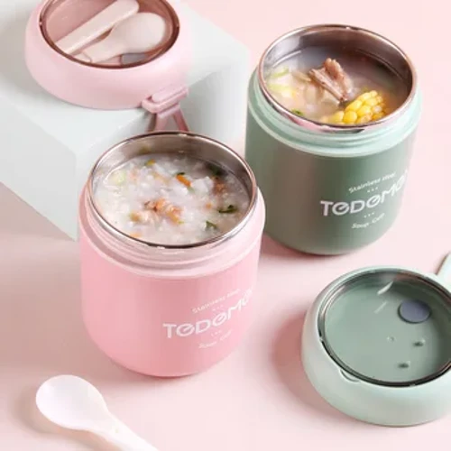 Thermal Cup Stainless Steel Soup Container Panlabas na Pagkain ng Sanggol 530ml