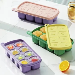 Bac à glace en Silicone de qualité alimentaire PP, boîte de complément alimentaire basse température avec couvercle, facile à nettoyer, boîte de moule à gâteau de riz pour bébé pour enfants
