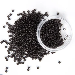 1000 Stk/Flaske Micro Ringe Tubes Micro Rings Links Beads For I Tip Hair Extensions Tools Microchip Reforzado Para Extensiones
