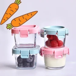 Kính Cho Bé Hộp Thực Phẩm Bổ Sung Bát Cho Bé Bảo Quản Kín Hộp Bảo Quản Độ Tươi Tươi Đông Lạnh Và Chịu Nhiệt Lò Vi Sóng