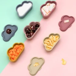3PCS prijenosna kutija za pohranu hrane za bebe bez BPA-a Kutija za hranu za dojenčad u obliku crtanog oblika Posuda za grickalice za malu djecu Posuda za hranjenje Predmeti za bebe