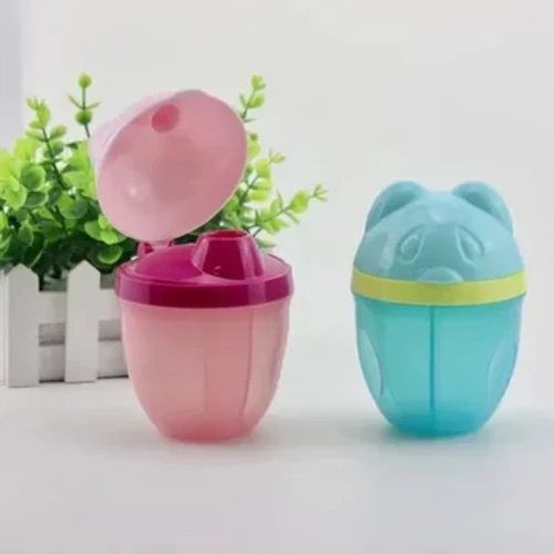Hình Gấu Sữa Bảo Quản Công Thức Đựng Di Động Dung Tích Lớn Hộp Đựng Thực Phẩm Chống Rò Rỉ Cho Bé Hộp Đựng