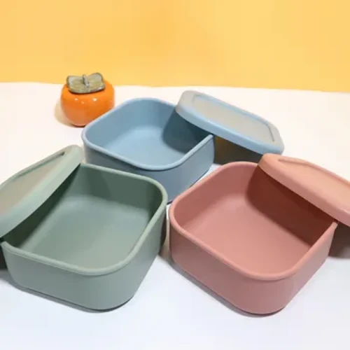 Bpa Free A'oga Tamaiti Mea'ai Mea'ai Pusa Mea'ai Sili Bento e mafai ona gaugau ma le tapuni.