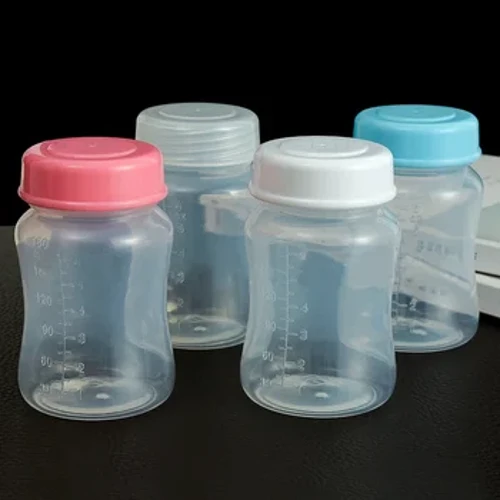 180ml Bote ng Imbakan ng Gatas sa Dibdib Malapad na Leeg ng Sanggol Newborn Food Freezer Fresh Cup Bote ng Imbakan ng Gatas ng Ina