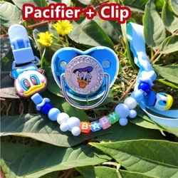 Sang Trọng Bling Bling Núm Vú Giả Cho Bé Và Kẹp Núm Vú Giả Cho Bé Vịt Donald & Vua Sư Tử Cho Bé Tặng Răng Không BPA Chupeta De