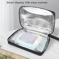Walang hassle-free Baby Wipe Warmer Na May Adjustable Temperatura Maginhawa Sa Baby Wet Wipes Heating Bag