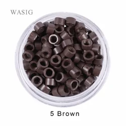1000 Stuks 4.0mm Haarverlenging Microringe Micro Links Ringen Kralen Links Met Schroeven Draad Aluminium 7 Kleuren Optioneel