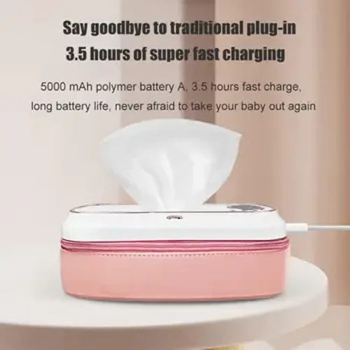 Riscaldatore per salviette umidificate per bambini Scaldasalviette invernale ricaricabile USB 45 ° C Termostatico per salviette umidificate Scatola di riscaldamento Riscaldatore per tessuti bagnati per uso domestico