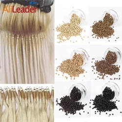 Nano Micro Links Cincin Manik-manik untuk Rambut Manusia Ekstensi Bulu 1000 Pcs 2.5*1.5*2 Mm Rambut Extnsion Cincin Nano Tembaga Rambut Cincin