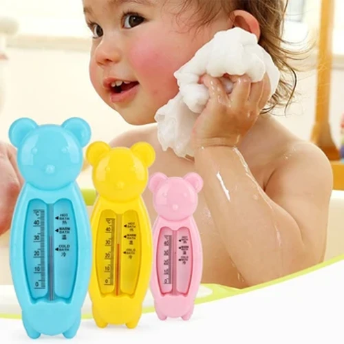 Baby Care Bad Waasser Thermometer Pop Lovely Thermometer Haushalt fir Kanner Badewanne Schwämm Sécherheet Cartoon Non-gëfteg