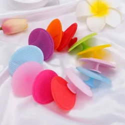 Face Wash Brush Brush Baby Baby Hair Rửa bàn chải thực phẩm lớp silicone silicone rửa bàn chải mềm tóc tròn tóc rửa bàn chải làm sạch bàn chải
