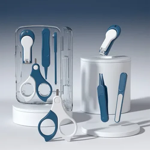 Em bé an toàn clipper đặt móng tay cắt máy cắt công cụ nhí nhíp trẻ sơ sinh clipper đặt công cụ chăm sóc tai em bé