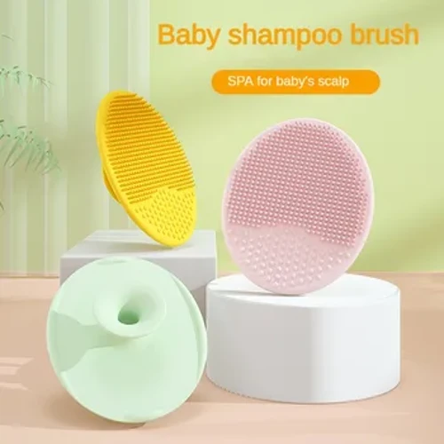 1 pz Neonato Shampoo Spazzola Per Rimuovere La Forfora Artefatto Del Bambino Del Silicone Shampoo Spazzola Per Rimuovere Il Grasso Fetale Pennello Forniture Da Bagno