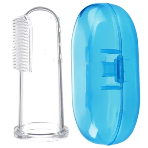 Gofal dannedd brws dannedd plant plant silicone brwsh bys clir tylino teether meddal gyda bechgyn bechgyn babanod merched glanhawr cychwynnol