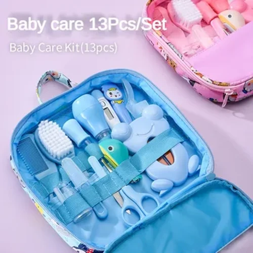 10/13 pcs/set Haurtxo jaioberri Haurrak Ilea Ilea Osasun Zaintza Termometroa Apainketa eskuila Kit Zainketa Haurtxoentzako funtsezkoak Jaioberriaren Materiala Segurtasuna